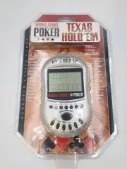 NEW World Series Poker Texas Hold' Em Handheld Excalibur Electronic Game 399-CS