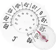 iplusmile Portable Thermometer for Window Outdoor Indoor Analog Display Suction Cup Cover