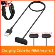 50/100cm USB Charging Cable Replacement Charger Cradle Dock for Fitbit Inspire 3
