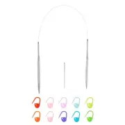 8 Gauge Knitting Circular Needle 16 Inch with Needle & Stitch Markers