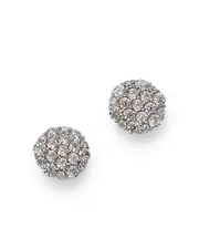 Bloomingdale's Fine Collection Diamond Cluster Stud Earrings in 14K White Gold, 0.75 tcw