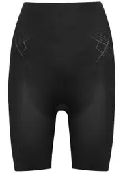 Spanx Thinstincts 2.0 High-Waist Mid-Thigh Shorts - Black - XS XS