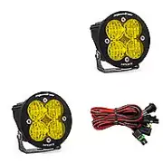 Baja Designs Squadron R Sport Wide Cornering Pair LED Light Pods - Amber