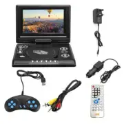 Portable HD 7.8 Inch Digital Car DVD Player Rotate Screen VCD CD MP3 Player M2J9