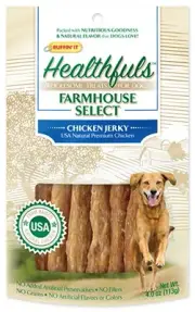 3 Pack Healthfuls Farmhouse Selects Dog Treats, Chicken Jerky, 4-oz. 08503