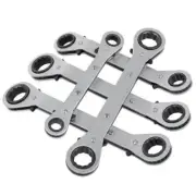 5* Offset Ring Ratchet Spanner Set Tool Set Heavy-duty Head Sliver Narrow Spaces