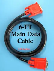6FT Main Test Data Cable OBD1 & OBD2 Compatible with Autel MaxiDas DS708 Scanner