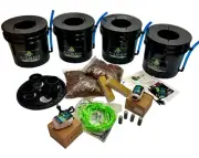3.5G DWC 4pack Kit W/ Propagation Lid Quality Made By Growers For Growers