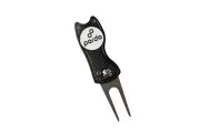 Golf Divot Repair Tool, Pardo All-Metal Switchblade-Style - Black
