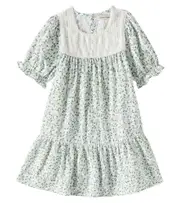 [The New Society] The New Society Tanatos floral cotton dress Y 8 white