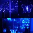 LED Butterfly String Light Waterproof Curtain Christmas Holiday Decoration Light