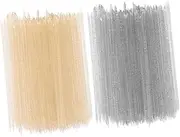 PLAFOPE Nail Art Tools Kit 200pcs Manicure Sticks Dotting Tool Cuticle Stick Essential for Nail Art