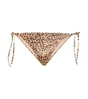 [Ulla Johnson] Ulla Johnson Maria leopard-print bikini bottoms AU 12 multicoloured