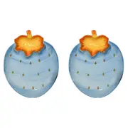2PK LVD Ceramic Blueberry 29.5cm Plate Snack/Nuts Serving Dish