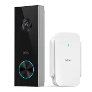 AOSU 2K QHD Video Doorbell Pro Smart Camera with Wi-Fi HomeBase