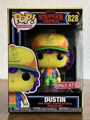 Funko Pop! DUSTIN - Stranger Things #828 (Blacklight) - Target Exclusive - Nice!