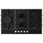 Inalto 90cm Gas on Glass Cooktop ICGG905W