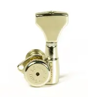 Hipshot Grip-Lock Open 18:1 6 inline Nickel Lefty locking Staggered tuners UMP