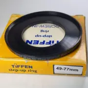 TiFFEN 49-77mm Step Up Lens Filter Converter Adapter Ring 49mm-77mm E49-E77 USA