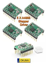 A4988 Stepper Motor Driver Module with Heat Sink 3D Printer Parts Reprap 5 units