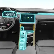 Car Interior Center Console Anti Scratch TPU Clear Protective Shift Position Piano Board PPF Repair Film Accessories, for MG 6 2020 2021-2023 (Full Set (RHD))