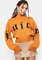 [JUICY COUTURE] California Sunrise High Neck Juicy Sweater