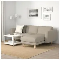 在飛比找蝦皮購物優惠-絕版品/IKEA宜家NORSBORG三人座沙發附躺椅轉角L型