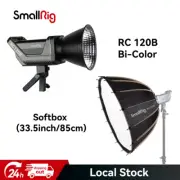 SmallRig RC 120B Bi-color COB Video Light 3471+ RA-D85 Parabolic Softbox 3586