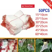 50x/Set Fruit Fly Protection Bags Exclusion Net Storage Mesh Stop Pest Bug Bags