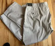 NEW Brooks Brothers Pants Mens 35x30 Tan Clark Straight Leg Advantage Chino