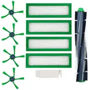 Replacement Roller Brush Side Brushes HEPA Filter for Vorwerk Kobold VR200 VR300 Robot Vacuum Clean