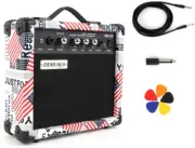 20W Portable Watt Electric Bass Guitar Black Amplifier Amptravel Mini Amp with H
