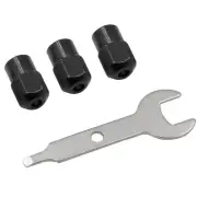 4Pcs Set Mini Drill Chuck M8X0.75mm Chuck Nut Rotary Tool Accessories + Wrench