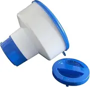 Floating Chlorine Dispenser – 7 Inch Chlorine Tablet Holder | Swimming Pool Spa Folding Holder with Pull Ring | Effortless Pool Maintenance Solution, Adjustable Release Tablet Floater