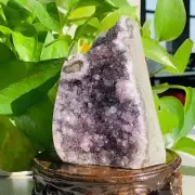 830g Natural Amethyst Geode Mineral Specimen Crystal Quartz Energy Decoration