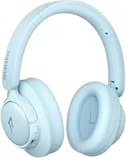 1MORE HQ31 Bluetooth Headphones Over-Ear, Hybrid Active Noise Cancelling Headphones with Hi-Res Audio, Wireless On Ear Headphones, Wired Mode Available, Preset EQ, Multipoint Connection, 90H (Blue)