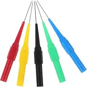 BUGUUYO 5pcs Car Repair Test Needle Test Back Probe Pin Wire Probe Multimeter Probe Kit Probe for Automotive Circuit Test Needle Test Probes Lead Testing Probe Multimeter Probe Pin PVC
