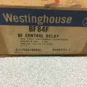 NEW IN BOX WESTINGHOUSE BF 120VAC COIL 8N/O 4N/C CONTROL RELAY BF84F