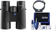 10x42 Terra ED Binoculars, Zeiss Cleaning Kit Combo and Aziak Bino Adapter (Black)