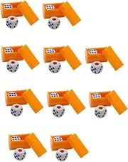 Toyvian 10sets Entertainment Dices Fun Prop Dot Dice for Parties Shows and Games Quality Material for Family Bonding and Creative Activities