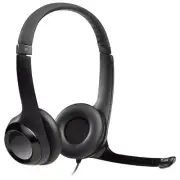 Logitech H390 USB Headset Adjustable Noise Cancelling Microphone Headphones