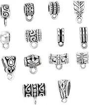 [COHEALI] 120pcs Necklace Pendants Metal Charms Diy Jewelry Making Kit Bracelet Fashion Charms