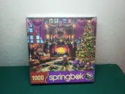 Springbok Cozy Christmas by Dominic Davison 1000 Piece Jigsaw Puzzle, New, Seal