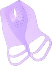 Double-sided Silicone Hanging Eye Mask Prevent Sliding Fixing Portable Eye Mask for Beauty Routine