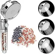 Mineral Balls Negative Ion Replacement Bio-Active Stone Packs Ionic Shower Head Beads Ion Mineral Ball for Stone Shower Head Hard Water Softening Filtration Impurities and Hard Water (9)