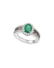 Le Vian 14K 1.35 ct. tw. Diamond & Emerald New Emerald Ring