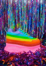 [Club Exx] Living For It Platform Sneakers