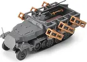 1:72 4D Model WWII Land Stuka Rocket Armored Vehicle Model Kit Military Armored Model (Unassembled Kit)