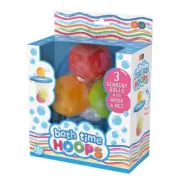 Bath Time Hoops Kids/Children Sensory Squirt Play Balls w/ Hoop/Net Fun 12m+ Toy