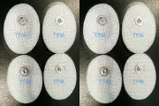 Small Replacement Pads (8) for PCH Massage Massager Digital TENS Units